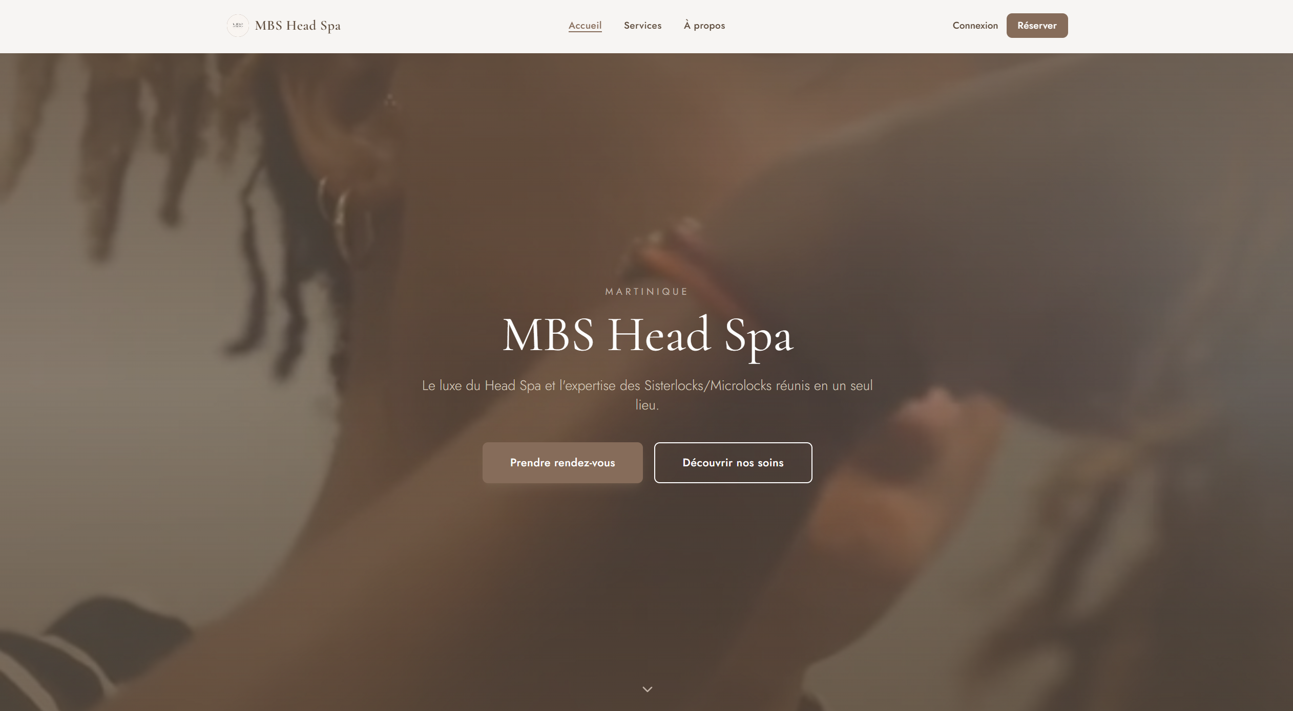 Aperçu du site MBS-Headspa