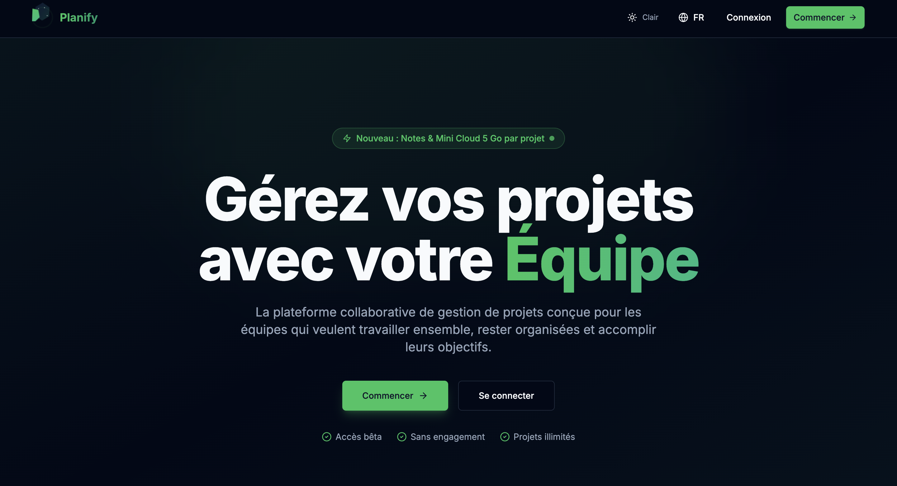 Application Planify